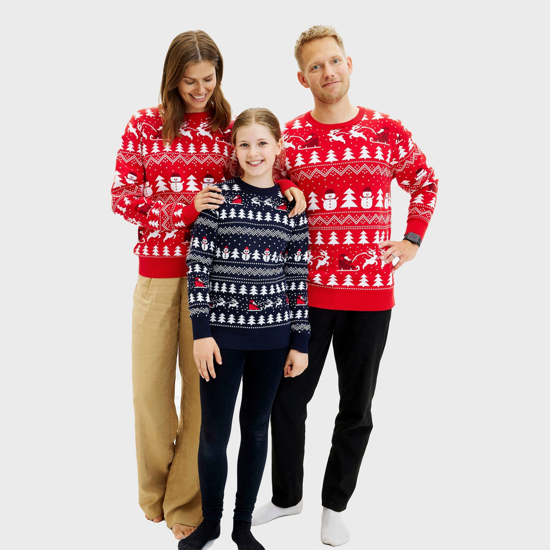Drune | Der stilvolle Weihnachts-Pullover rot - Herren