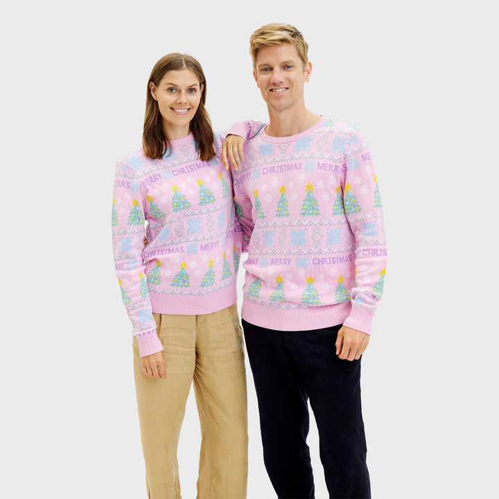 Drune | Der rosa Weihnachts-Pullover - Damen