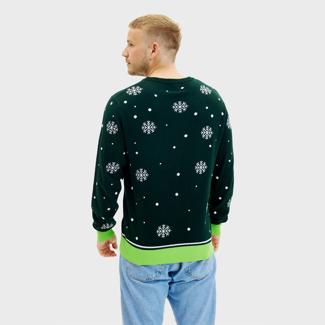Drune | Lustiger Dino Weihnachtspullover - Herren