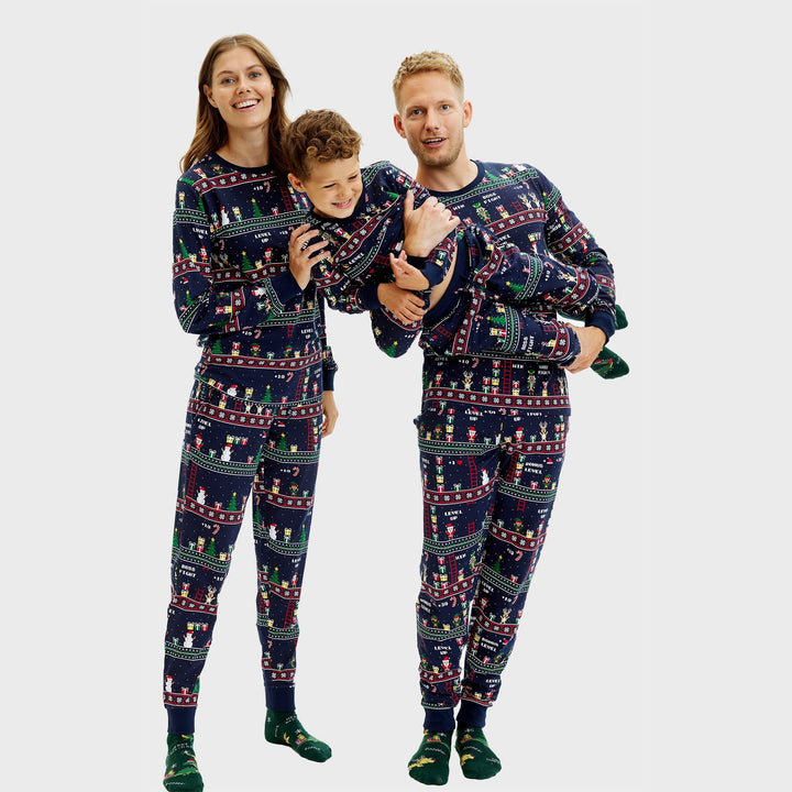 Drune | Vintage Gamer Weihnachts-Pyjama - Damen