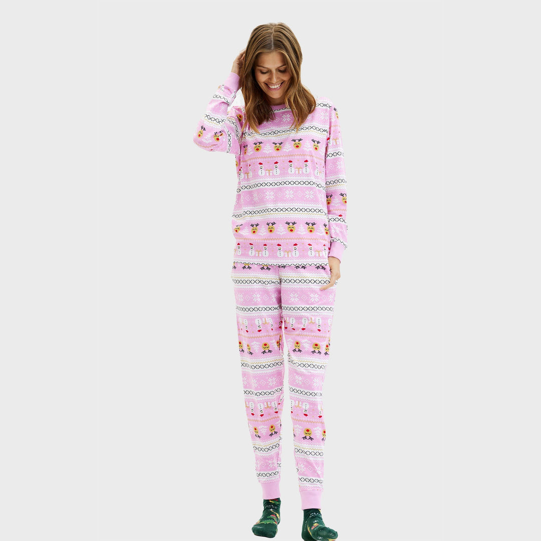 Drune | Ultimativer Weihnachts-Pyjama Rosa - Damen