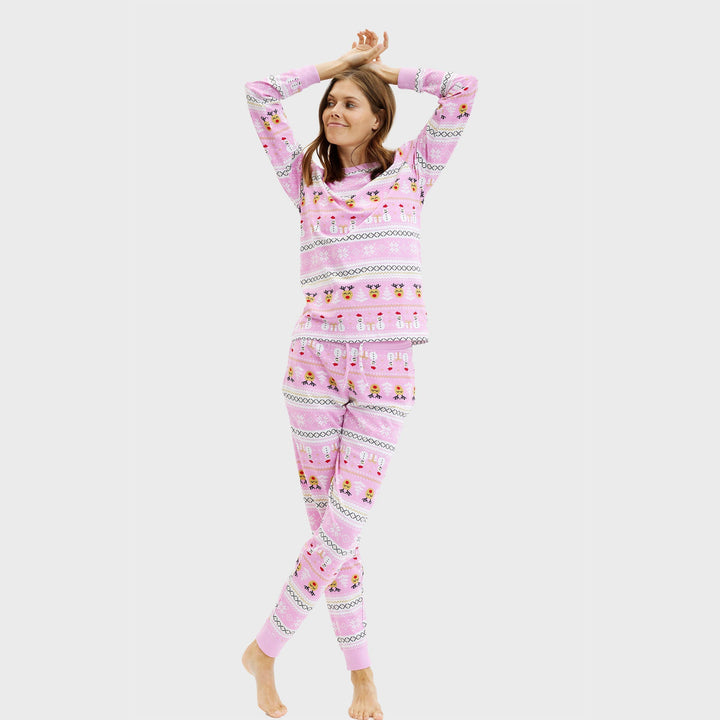 Drune | Ultimativer Weihnachts-Pyjama Rosa - Damen
