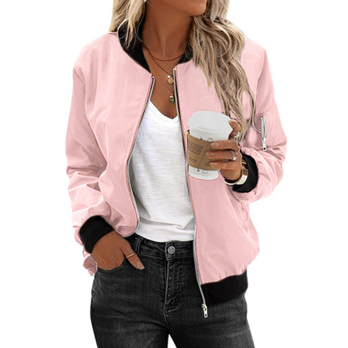 Drune | Zip Bomberjacke Lässig Für Damen