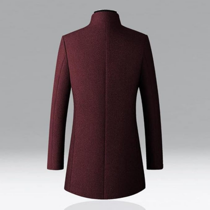 Drune | Herren Einreihiger Trenchcoat - Lang