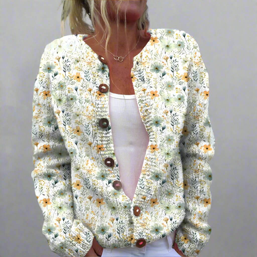 Drune | Blumenmusterjacke mit Frischem Look