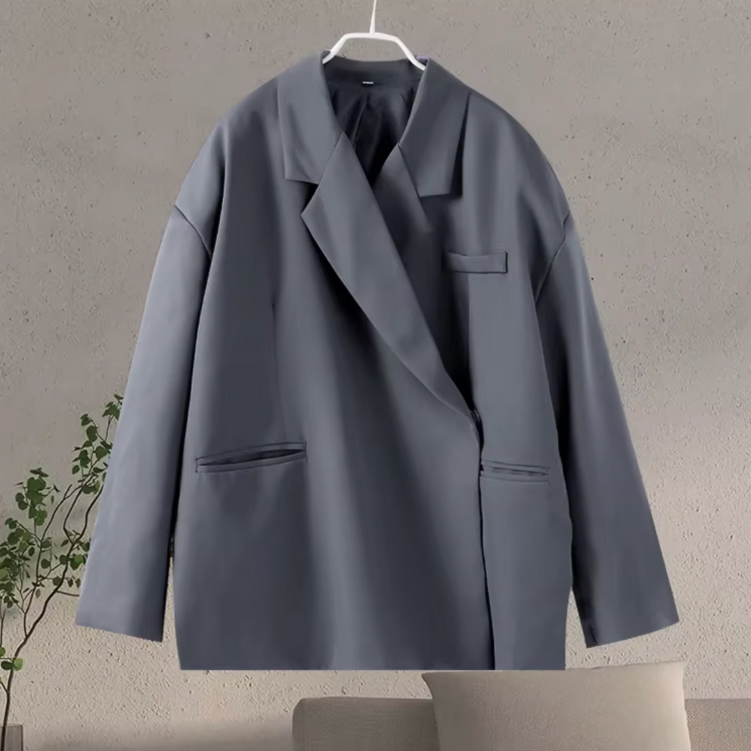 Drune | Trendy Damen Blazer mit Langer Passform