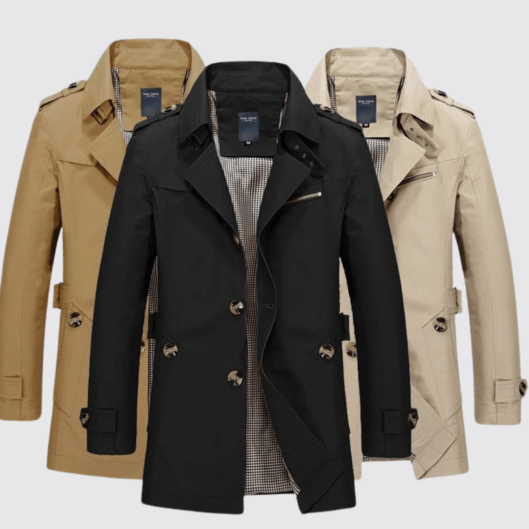 Drune | Klassischer Trenchcoat für Herren