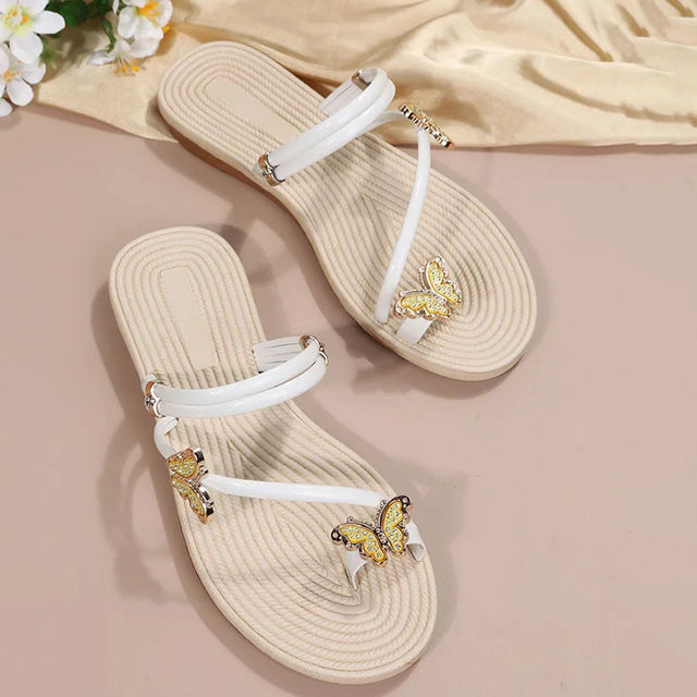 Drune | Sandalen mit Schmetterlingsmotiven