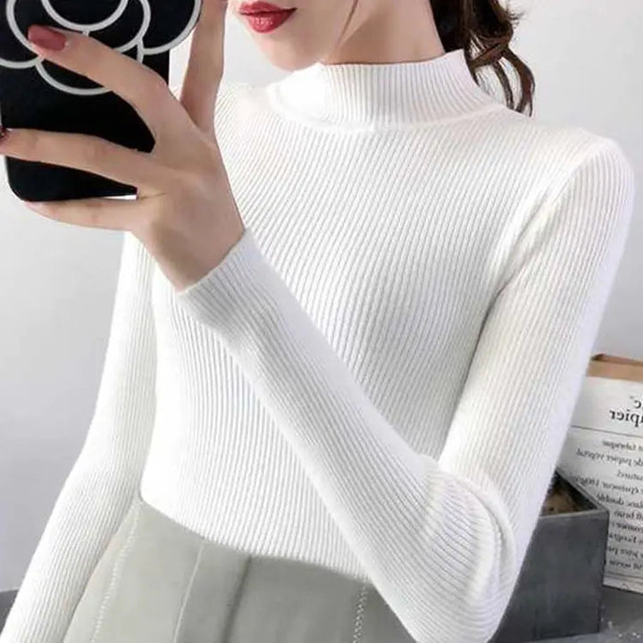 Drune | gerippter Wollpullover für Damen