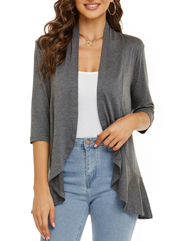 Drune | Elegantes Offenes Front Damenjacke