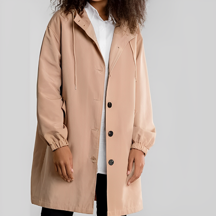 Drune | Lässig mit Kapuze und Kordel für Frauen Ideal für Herbst Winter