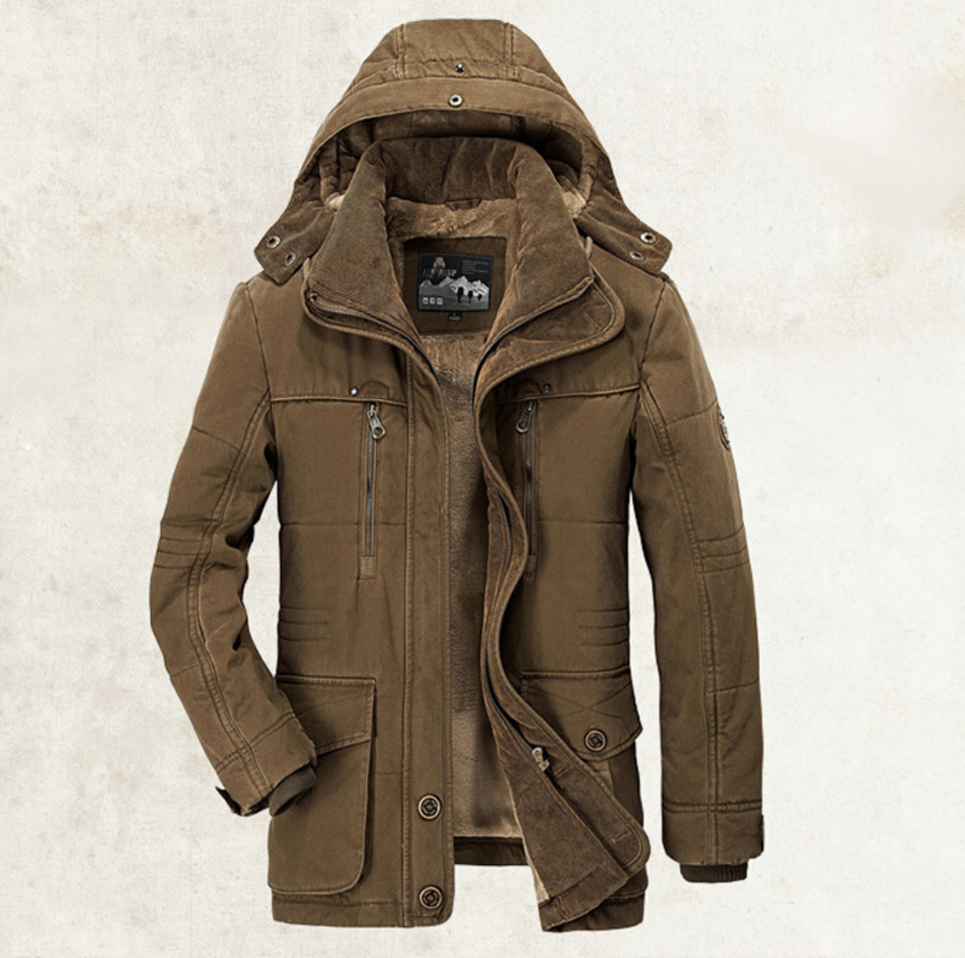 Drune | Stylische Winterjacke mit Kapuze