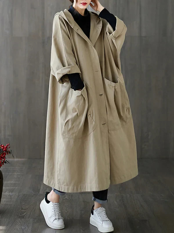 Drune | Langer  Trenchcoat Mantel