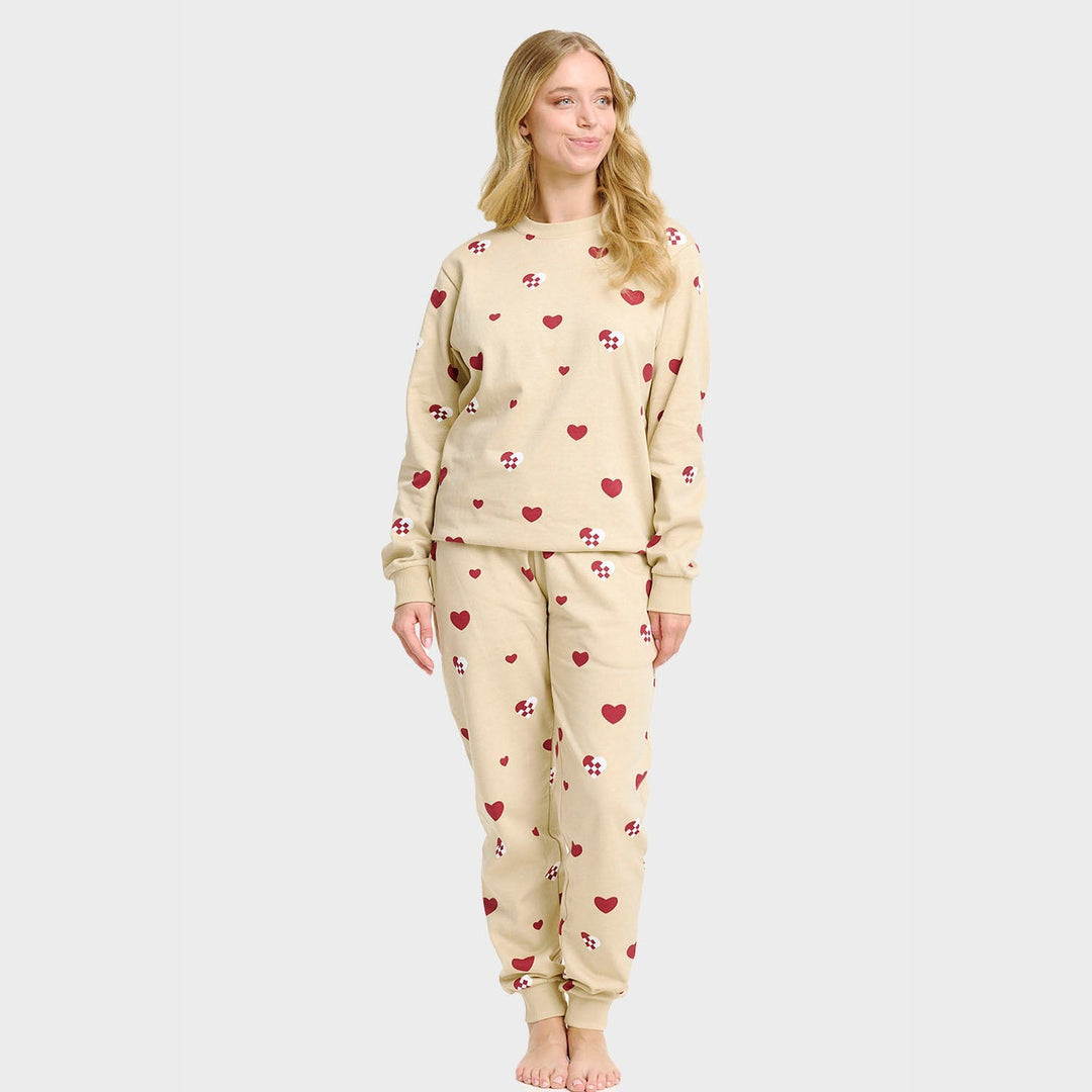 Drune | Weihnachtsherz Sweatset - Damen