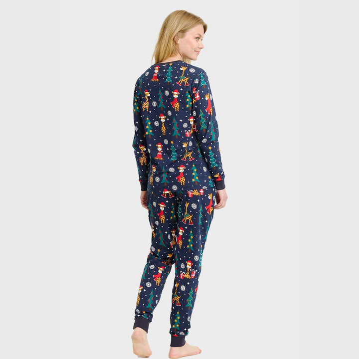 Drune | Der Giraffen Weihnachts-Pyjama - Damen