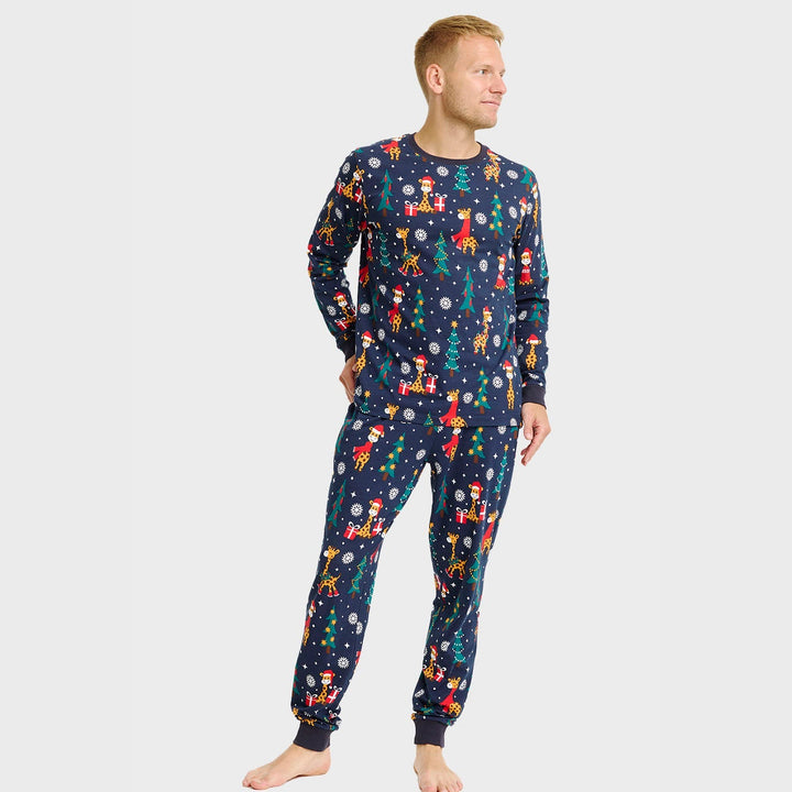 Drune | Die Giraffen Weihnachts-Pyjama - Herren