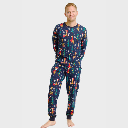 Drune | Die Giraffen Weihnachts-Pyjama - Herren