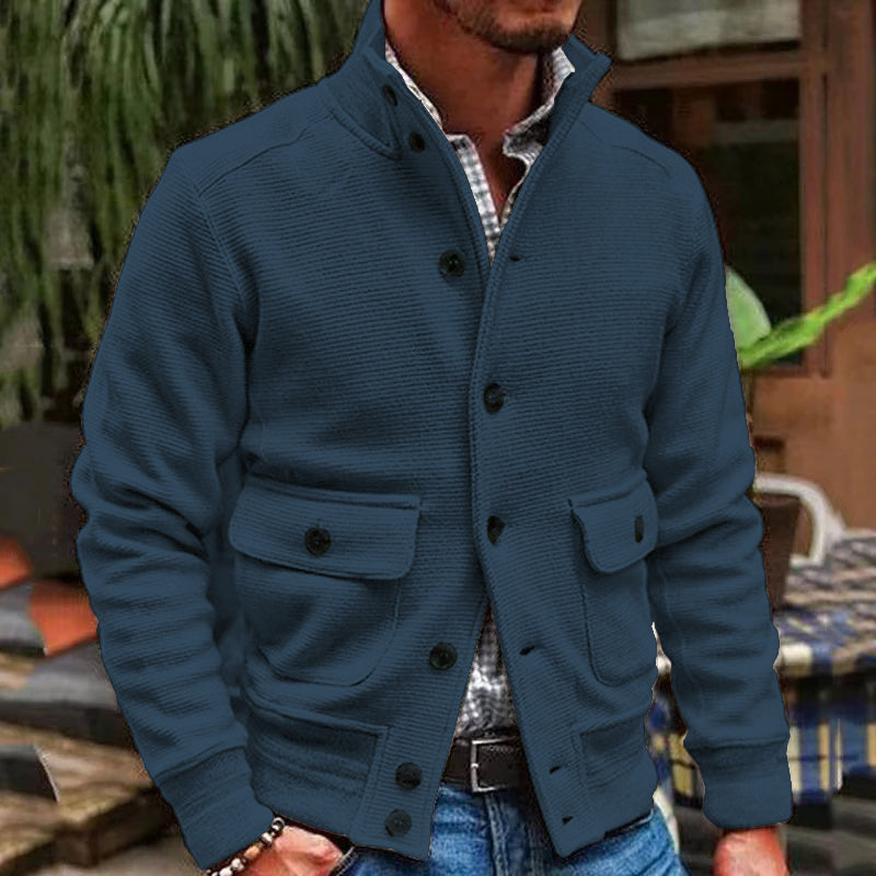 Drune - Modische Jacke Mit Stehkragen