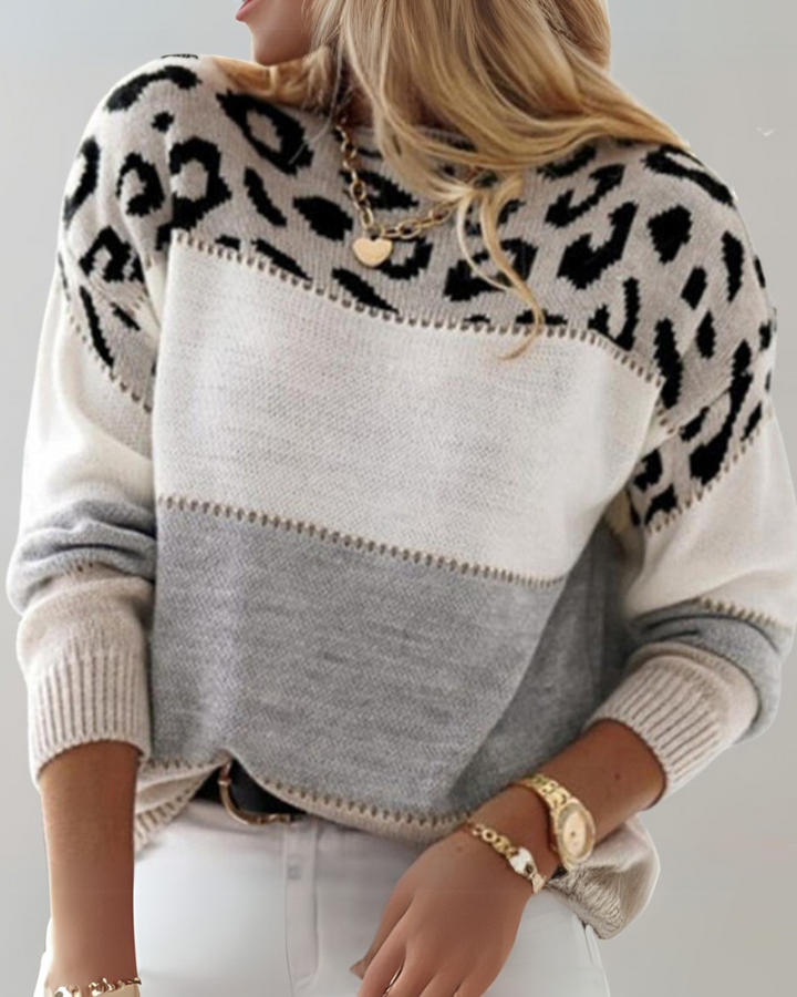 Drune | Leoparden Design Pullover