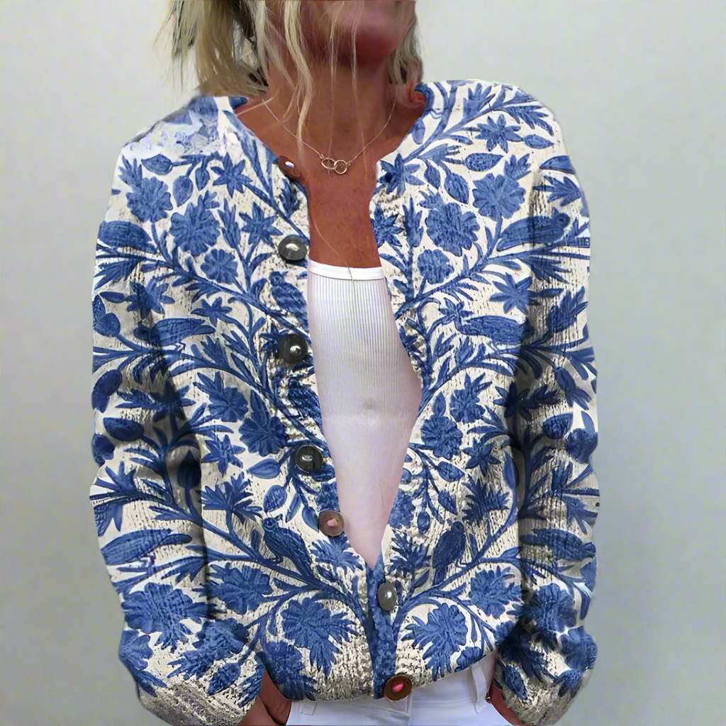 Drune | Blumenmusterjacke mit Frischem Look