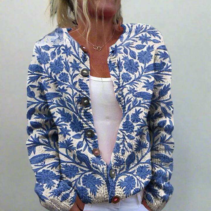 Drune | Blumenmusterjacke mit Frischem Look