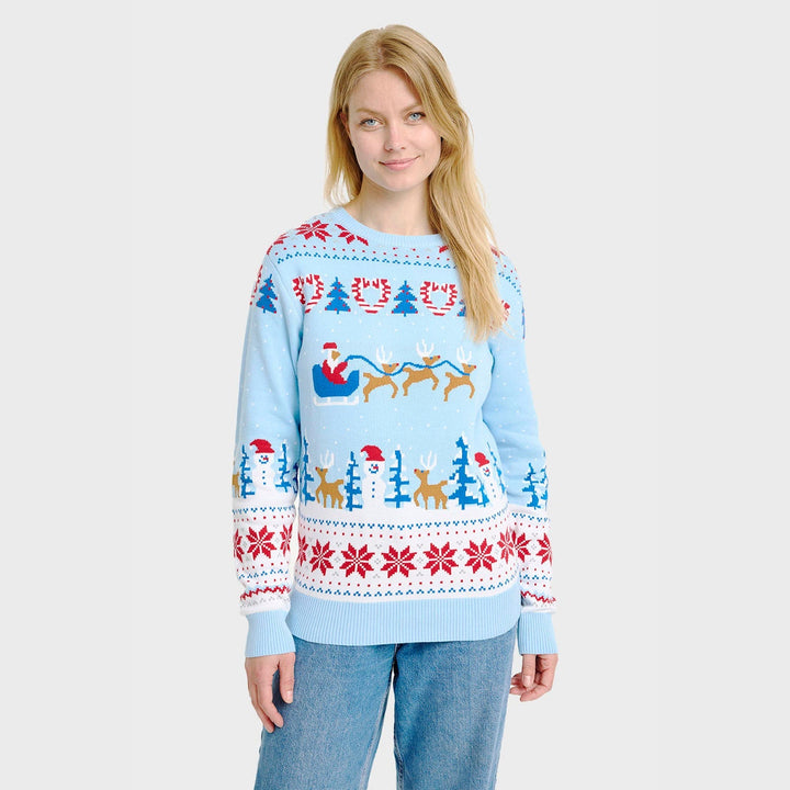 Drune | Christmas Wonderland Weihnachts-Pullover -Damen