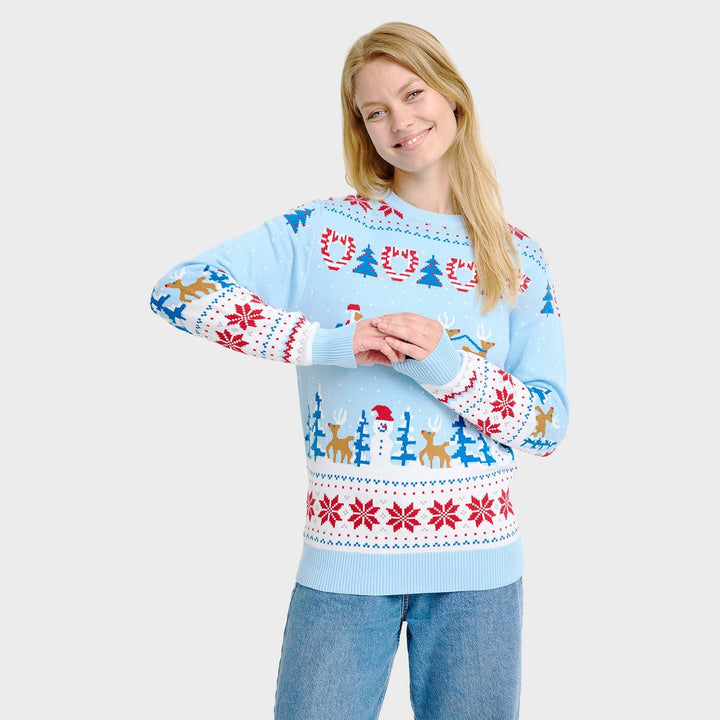 Drune | Christmas Wonderland Weihnachts-Pullover -Damen