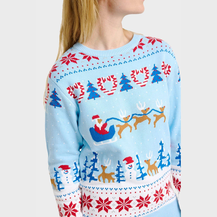 Drune | Christmas Wonderland Weihnachts-Pullover -Damen