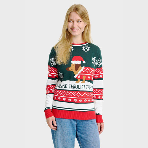 Drune | Dashing Around Weihnachts-Pullover - Damen