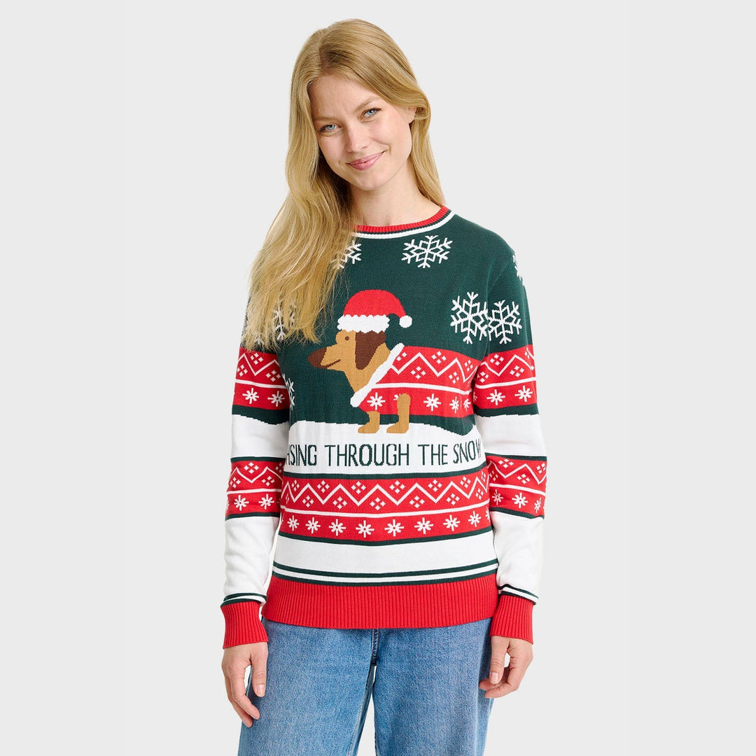 Drune | Dashing Around Weihnachts-Pullover - Damen