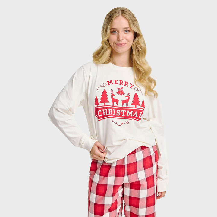 Drune | Das fröhliche Weihnachts-Pyjama-Oberteil - Damen