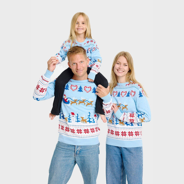 Drune | Christmas Wonderland Weihnachts-Pullover - Herren