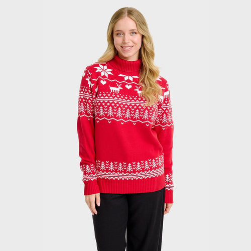 Drune | Der grönländische Weihnachtsrollkragenpullover - Damen