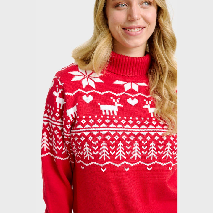 Drune | Der grönländische Weihnachtsrollkragenpullover - Damen