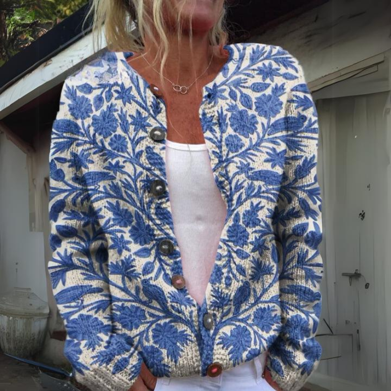 Drune | Bequemer Strick Damen Cardigan mit Knöpfen