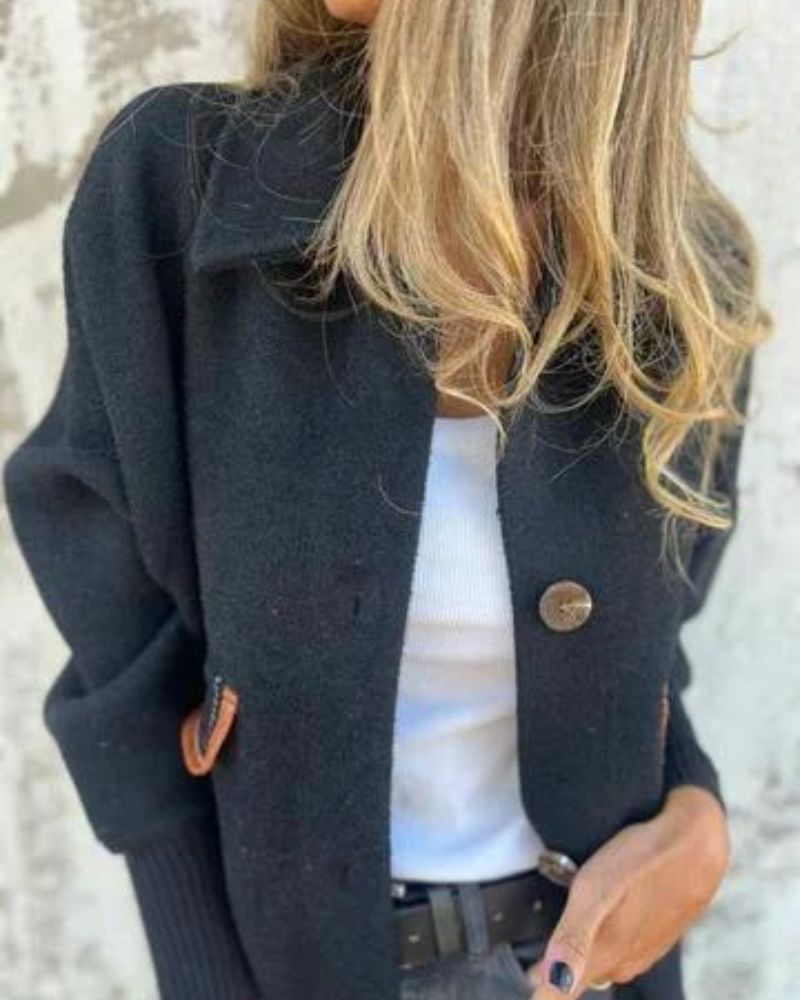 Drune | Lässige Revers Einreiher Jacke