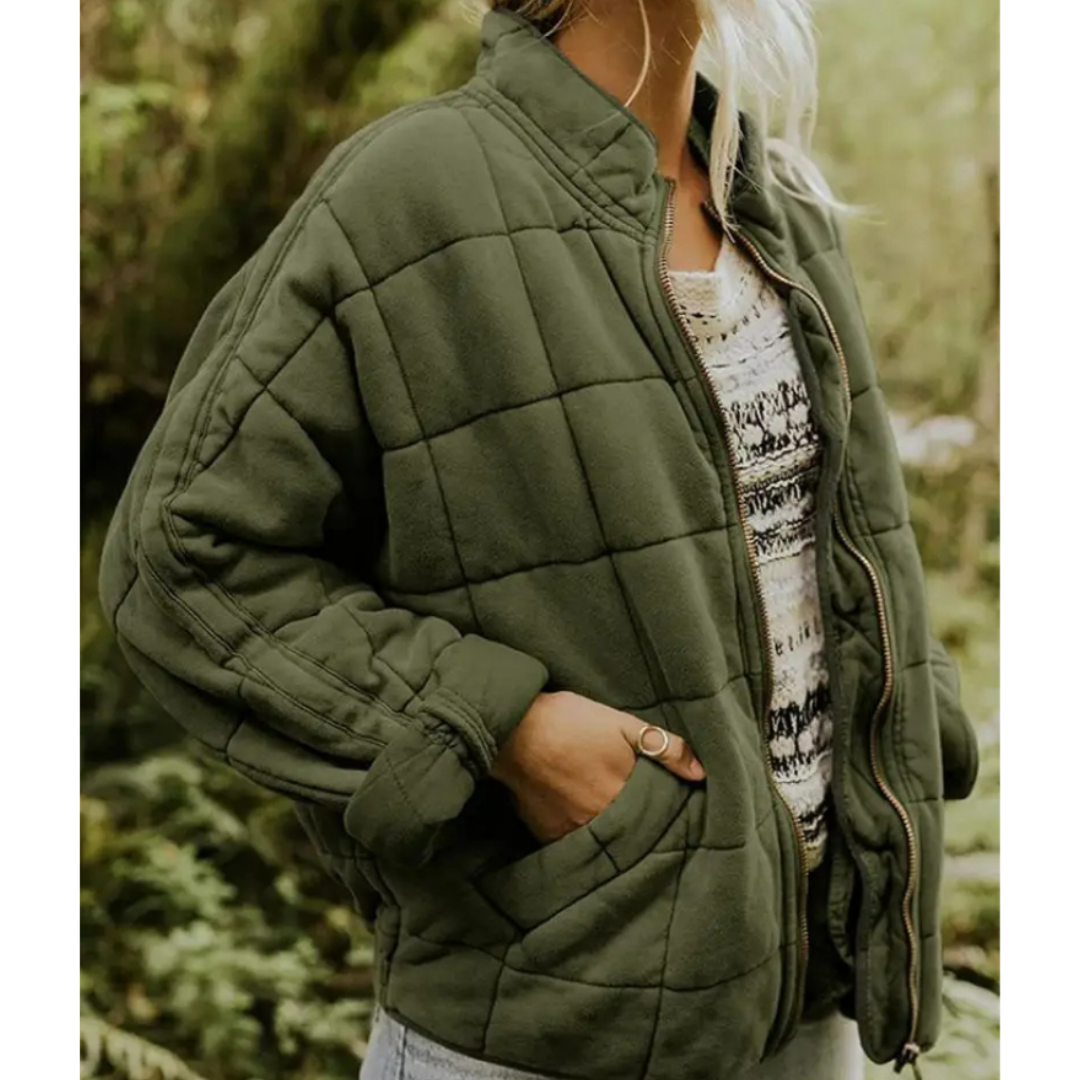 Drune | Bequeme Winterjacke für Frauen mit Reißverschluss