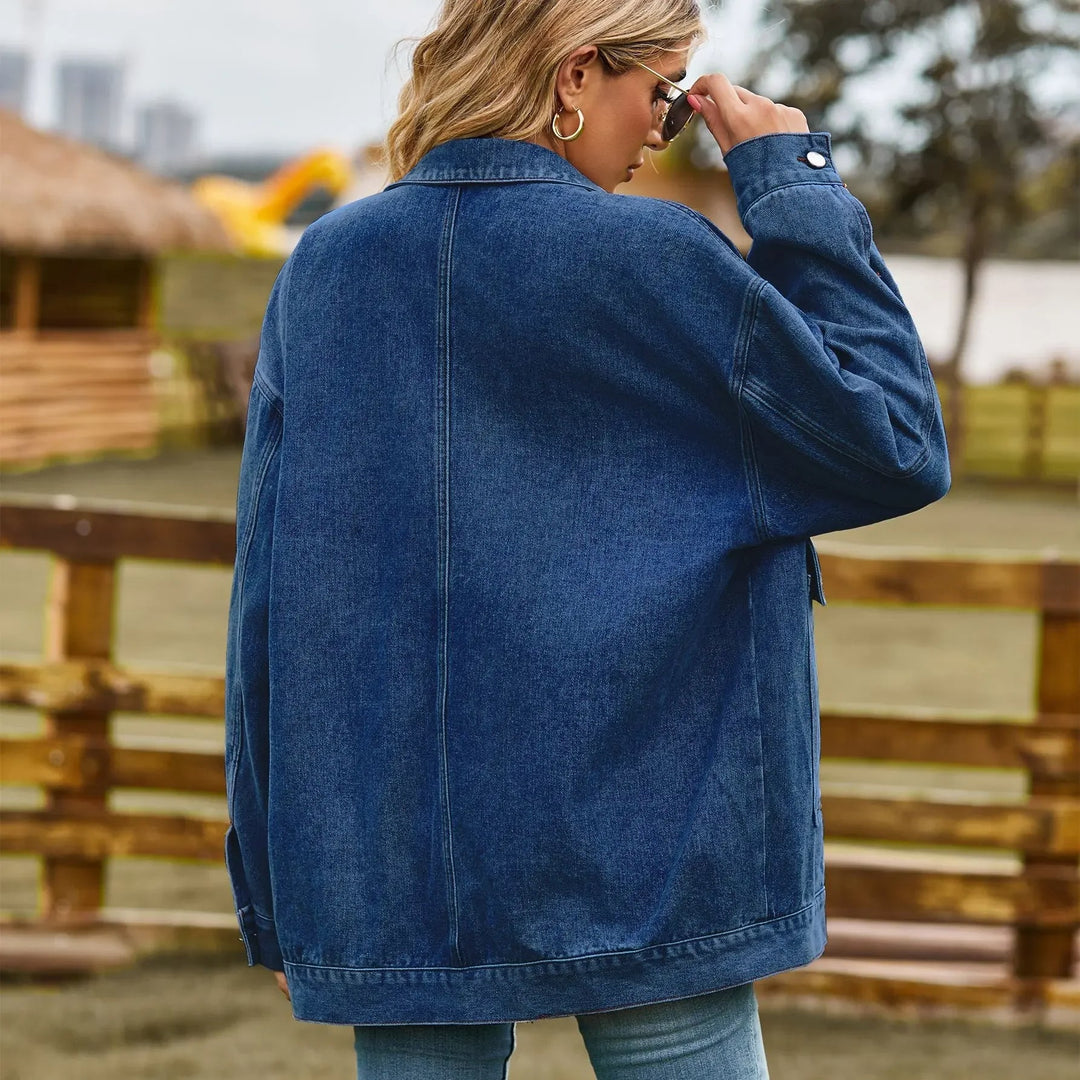 Drune | Klassisches Weinlese Denim Jacke für Damen