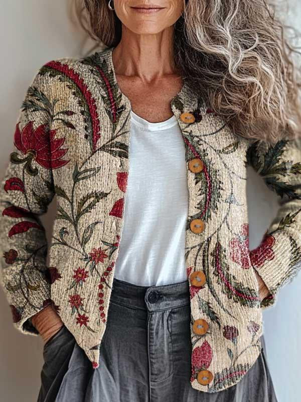 Drune | Naturinspirierte Blumenjacke