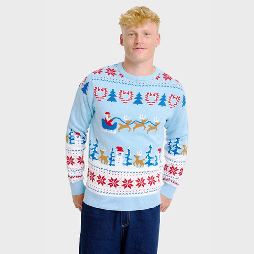 Drune | Christmas Wonderland Weihnachts-Pullover - Herren