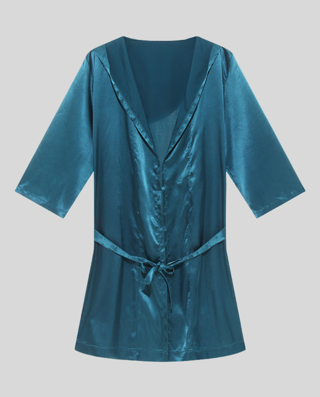 Herren Satin Bademantel Drune