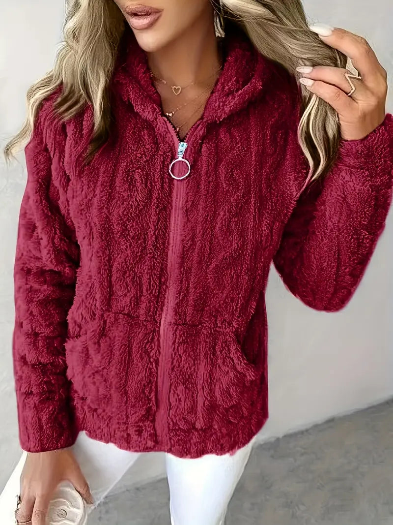 Drune | Weiches Kapuzen Sweatshirt mit Reißverschluss