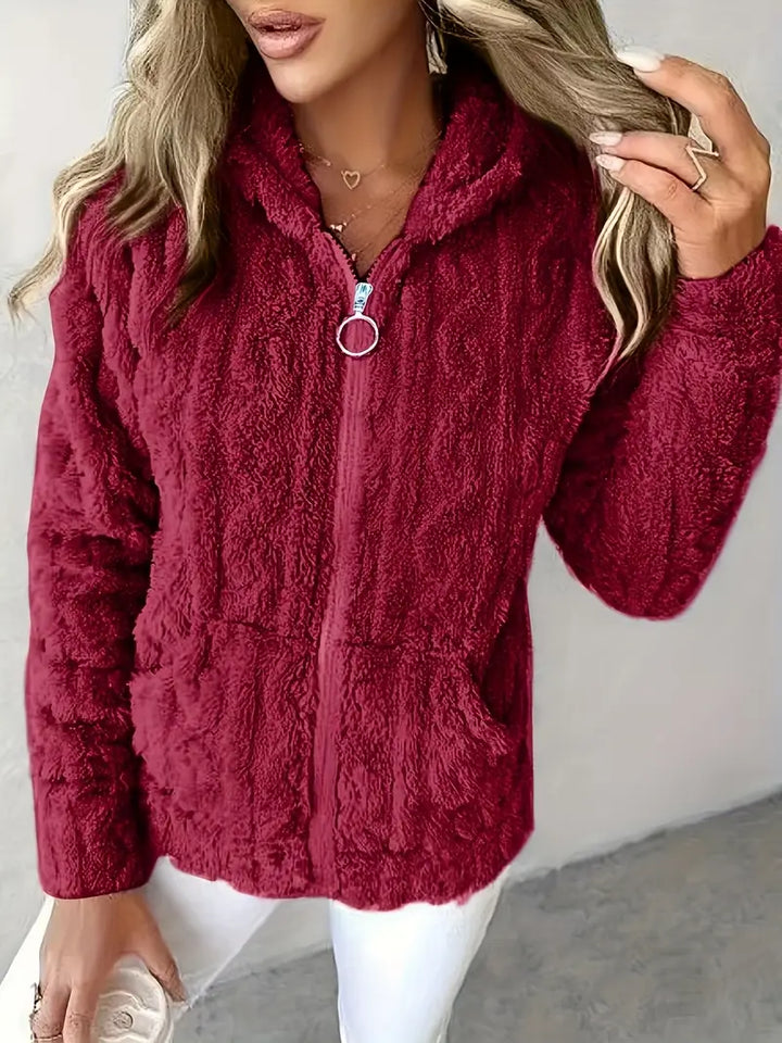 Drune | Weiches Kapuzen Sweatshirt mit Reißverschluss