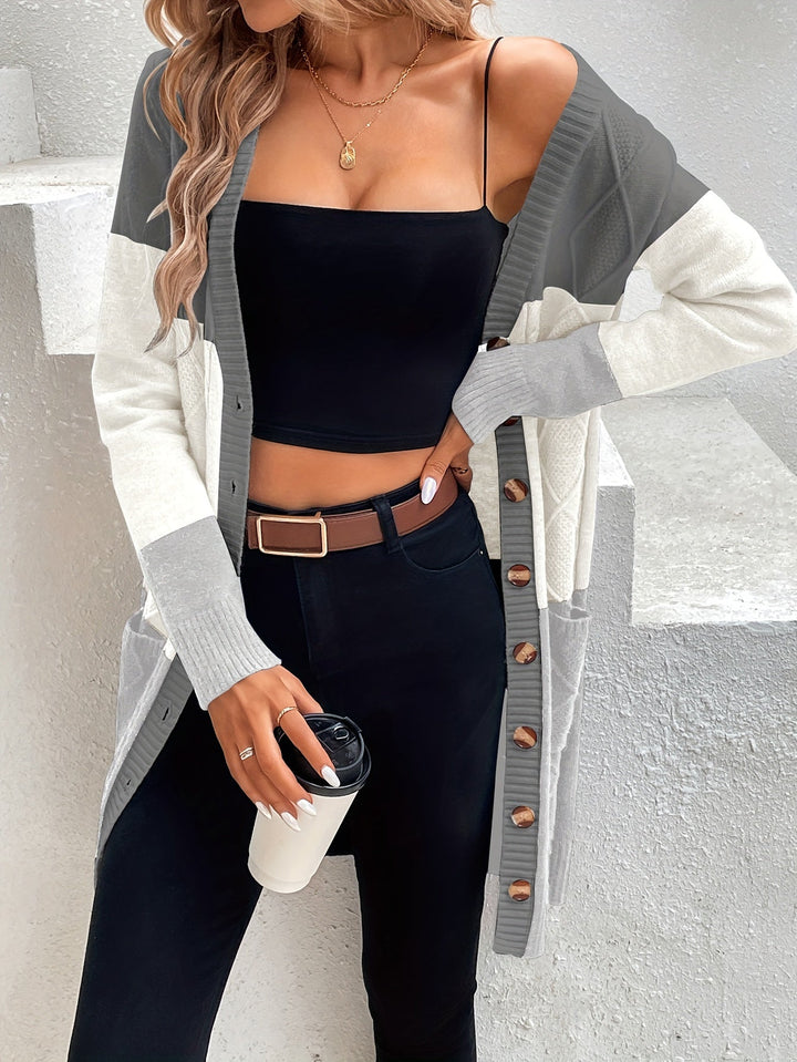 Drune | Vielseitige Strickjacke mit langen Ärmeln