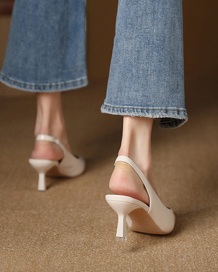 Drune | Einfarbige, Temperamentvolle High Heels mit Spitzer Zehenpartie