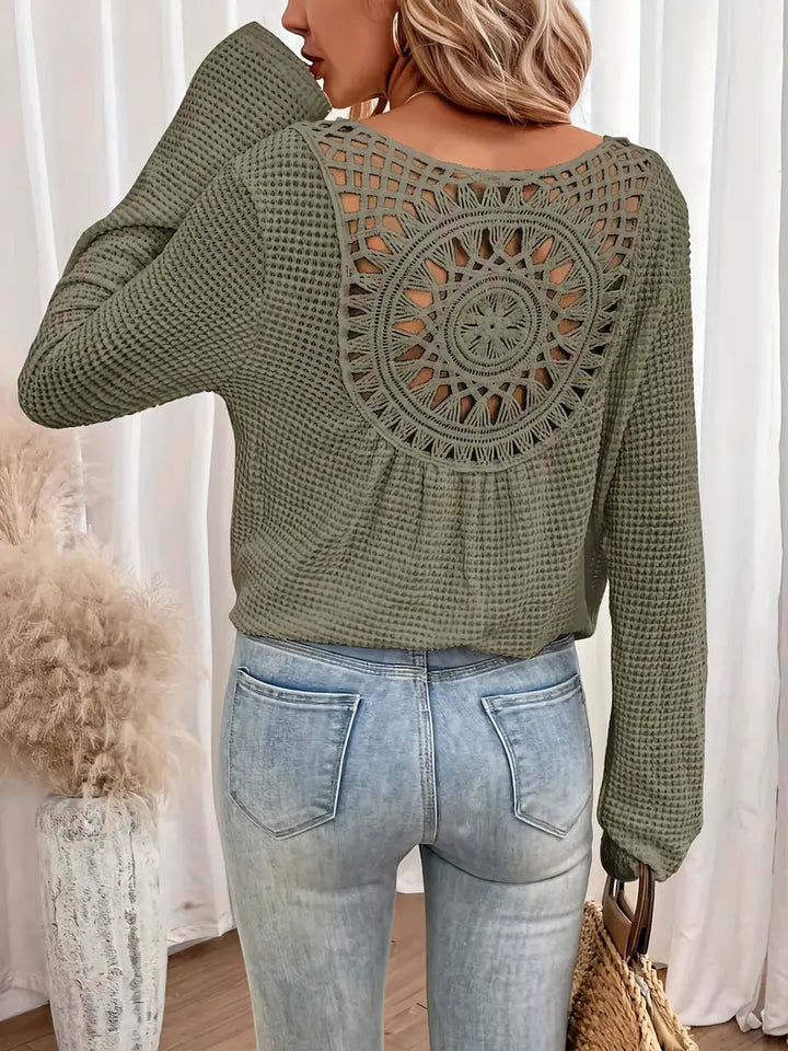 Drune | Eleganter V-Ausschnitt Pullover mit Zeitlosem Design