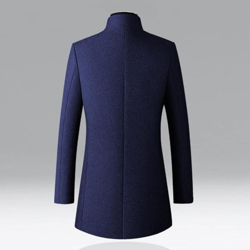 Drune | Herren Einreihiger Trenchcoat - Lang