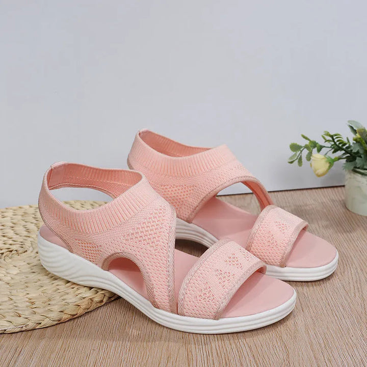 Drune | Mesh Sandalen Mit Einem Breiten Fußbett Für Damen