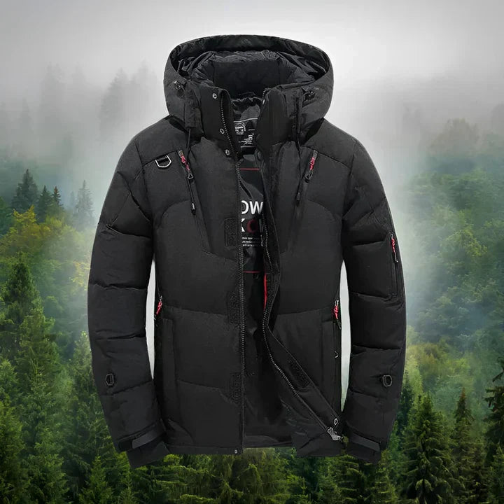 Drune | Shield Herren Daunenparka mit Abnehmbarem Kapuze