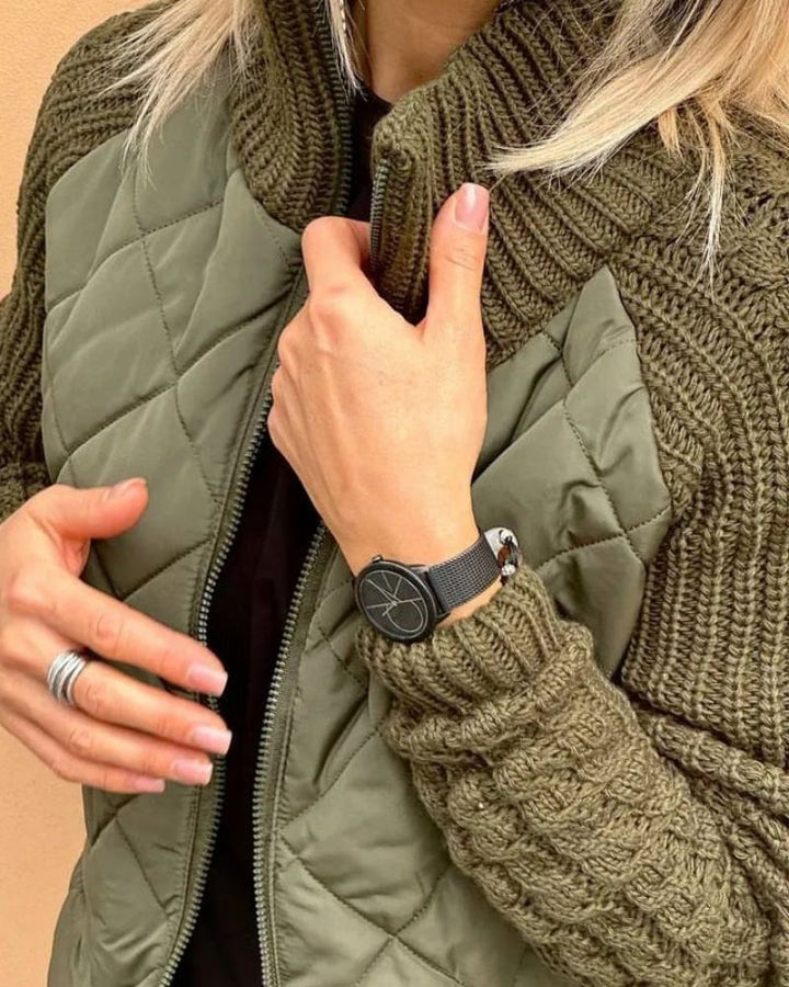 Drune | Freizeit Strickjacke mit Reißverschluss